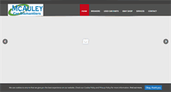 Desktop Screenshot of mcauleycar-dismantlers.co.uk